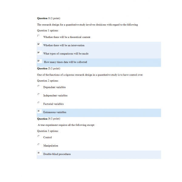 NSG 3012 Week 5 Quiz