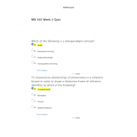 MN 502 Week 5 Quiz 2