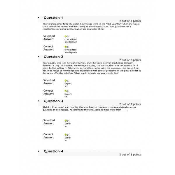 PSYC 2003 Week 2 Test PSYC 2003 Week 2 Test