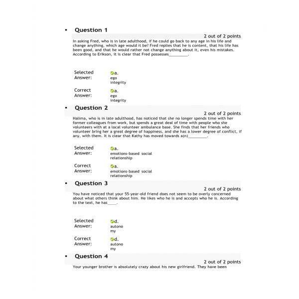 PSYC 2003 Week 3 Test PSYC 2003 Week 3 Test