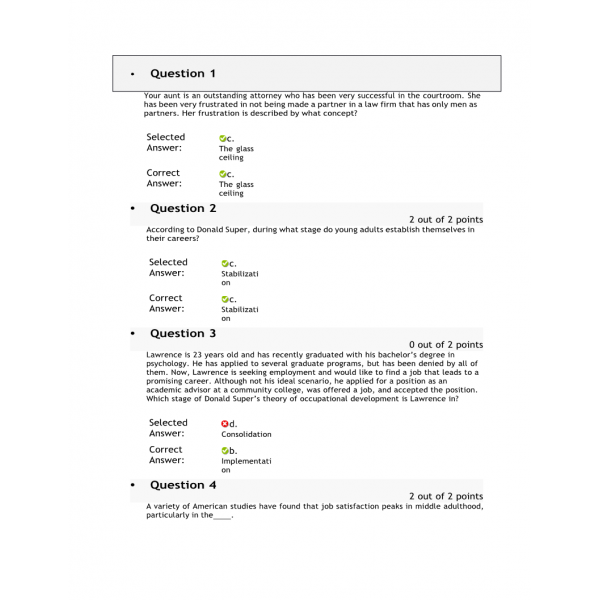 PSYC 2003 Week 4 Test PSYC 2003 Week 4 Test