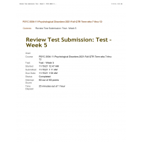 PSYC-3004-11 Week 5 Test