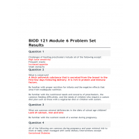 BIOD 121 Module 6 Problem Set - Portage Learning