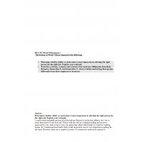 BUS310 Week 9 Discussion 1, Motivation at Work