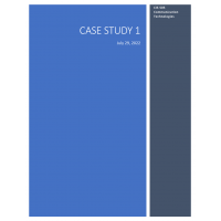 CIS 505 Week 4 Assignment Case Study 1 - Florida Department of Management