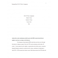 CIS 505 Week 4 Assignment Case Study 1, Florida Department of Management Service