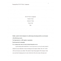 CIS 505 Week 5 Assignment 3, Elastic and Inelastic Traffic 1