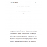 CIS 505 Week 5 Assignment 3, Elastic and Inelastic Traffic 2