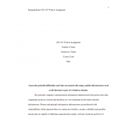 CIS 505 Week 6 Assignment Case Study 2, ING Life