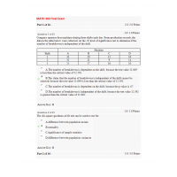 MATH 302 Final Exam 1 MATH 302 Final Exam 1