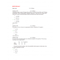 MATH 302 Quiz 2 Set 1 MATH 302 Quiz 2 Set 1