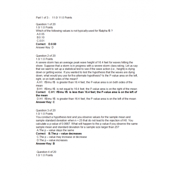 MATH 302 QUIZ 5 (Set 1) MATH 302 QUIZ 5 (Set 1)