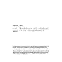HLT 362V Topic 1 DQ 2, The Knowledge of Statistical Concepts among Health care Practitioners HLT 362V Topic 1 DQ 2, The Knowledge of Statistical Concepts among Health care Practitioners