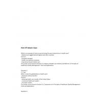 HCA 375 Week 2 Quiz HCA 375 Week 2 Quiz