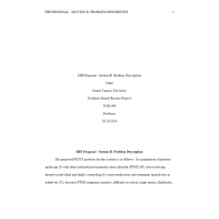 NUR 699 Week 2 Assignment 2, EBP Proposal Section B - Problem Description (Centure Health) NUR 699 Week 2 Assignment 2, EBP Proposal Section B - Problem Description (Centure Health)