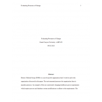 AMP 492 Topic 2 Benchmark, Evaluating Pressures for Change AMP 492 Topic 2 Benchmark, Evaluating Pressures for Change