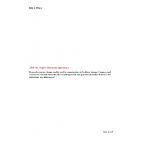 AMP 492 Topic 6 Discussion Question 1 AMP 492 Topic 6 Discussion Question 1