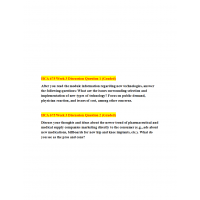 HCA 675 Week 3 Discussion DQ 1 and 2 with Answers HCA 675 Week 3 Discussion DQ 1 and 2 with Answers