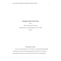 NRS 410V Week 3 Assignment Case Study, Managing Congestive Heart Failure NRS 410V Week 3 Assignment Case Study, Managing Congestive Heart Failure