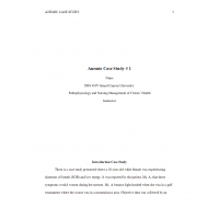 NRS 410V Week 3 Assignment, Case Study; Anemia NRS 410V Week 3 Assignment, Case Study; Anemia