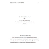 NRS 410V Week 4 CLC Assignment, Home Visit with Sallie Mae Fisher NRS 410V Week 4 CLC Assignment, Home Visit with Sallie Mae Fisher