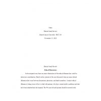 HLT 520 Week 1 Assignment, Ethical Study Review HLT 520 Week 1 Assignment, Ethical Study Review