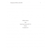 HLT 520 Week 4 Assignment, Emtala Analysis HLT 520 Week 4 Assignment, Emtala Analysis