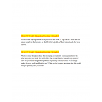 HCA 675 Week 8 Discussion 1 and 2 with Answers HCA 675 Week 8 Discussion 1 and 2 with Answers