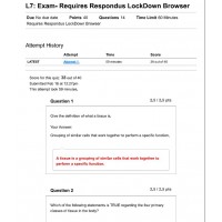 BIOD 151 L7 Exam