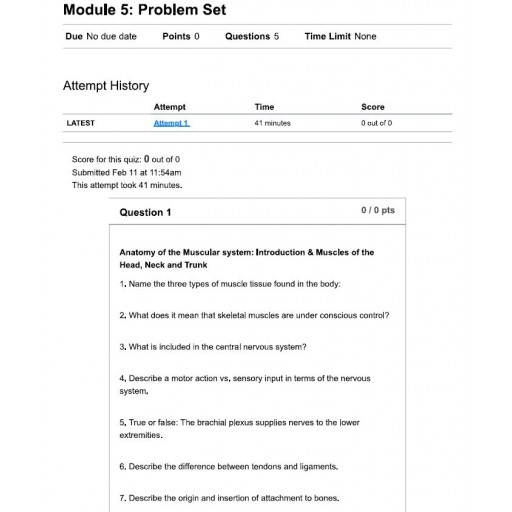 BIOD 151 Module 5 Problem Set