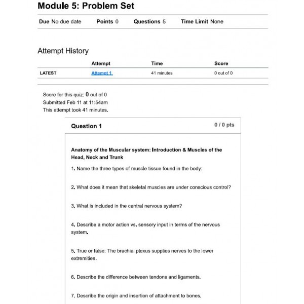 BIOD 151 Module 5 Problem Set