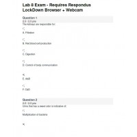 BIOD 152 A & P II Lab 8 Exam - Portage Learning