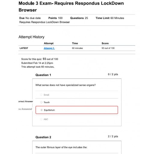 BIOD 152 Module 3 Exam (Ver 2)