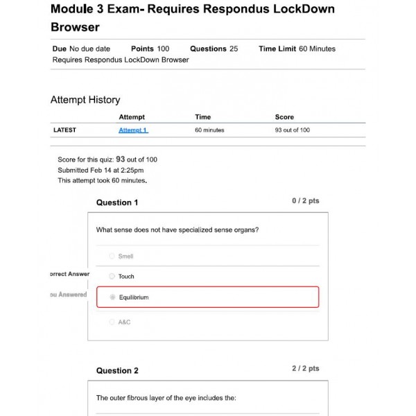 BIOD 152 Module 3 Exam (Ver 2)