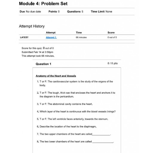 BIOD 152 Module 4 Problem Set
