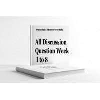NUR 590 Discussion Question with Answers Week 1 to 8