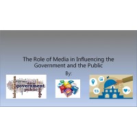 POLI 330N Week 2, The Role of Media in Influencing Govt and Public Presentation