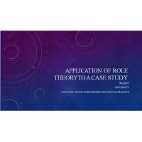 SOCW 6060 Week 4 Assignment, Application of Role Theory to a Case Study